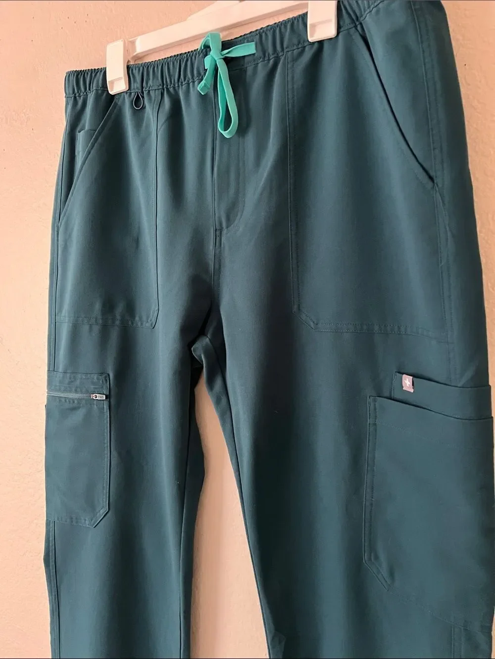Like New! FIGS Cairo Straight Leg Scrub Trouser™ PO#1643 Caribbean Blue Size XL